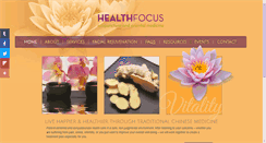 Desktop Screenshot of healthfocusacupuncture.com